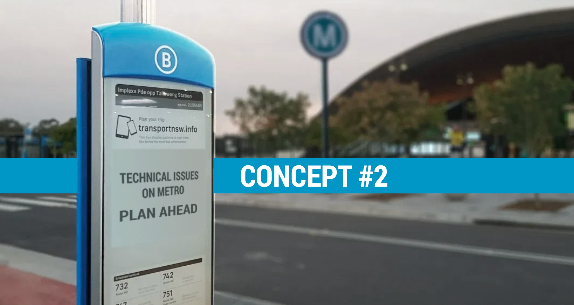 Disruption screen concepts / service blueprint